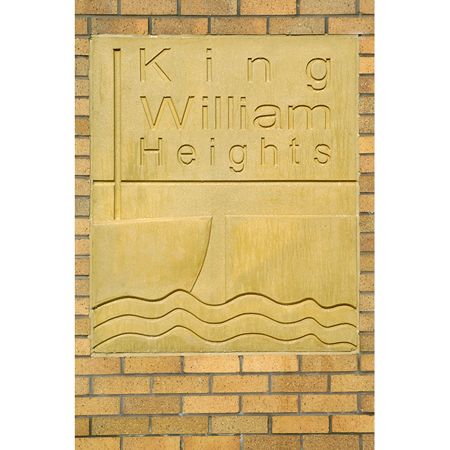 King William Heights carving King William Heights carving